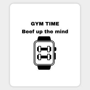 Gym Time, Beef up the mind Sticker